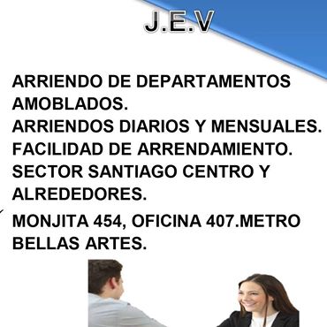 Departamentos Amoblados por Dias Santiago Centro en Santiago, Metropolitana