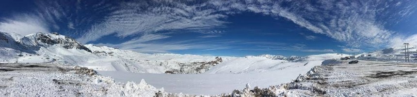 Andes Moutain - Farellones en Santiago, Metropolitana