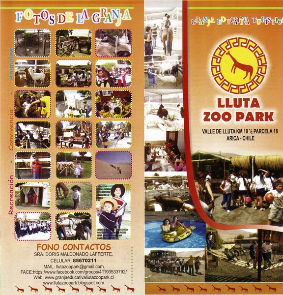 GRANJA EDUCATIVA TURÉSTICA LLUTA ZOOPARK en Arica, Arica Y Parinacota