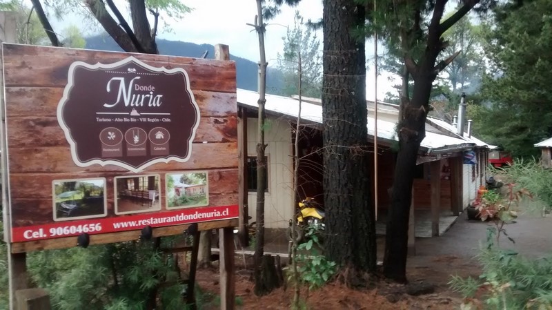 Restauran y Cabañas Donde Nuria en Alto Bio Bio, Bio Bio