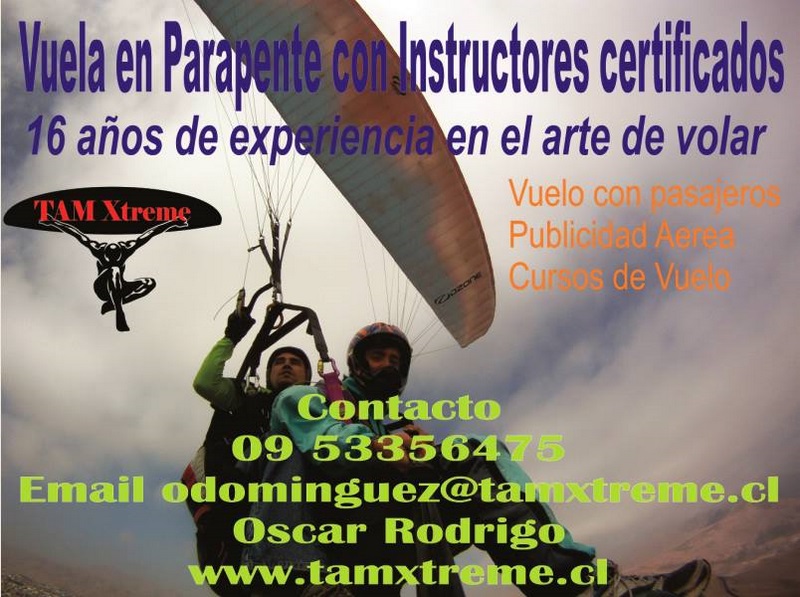 Vuelos Biplaza y Cursos de Vuelo en Antofagasta, Antofagasta