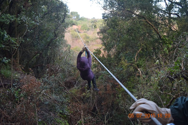 Canopy y trekking agua morena salto del laja en Los Angeles, Bio Bio