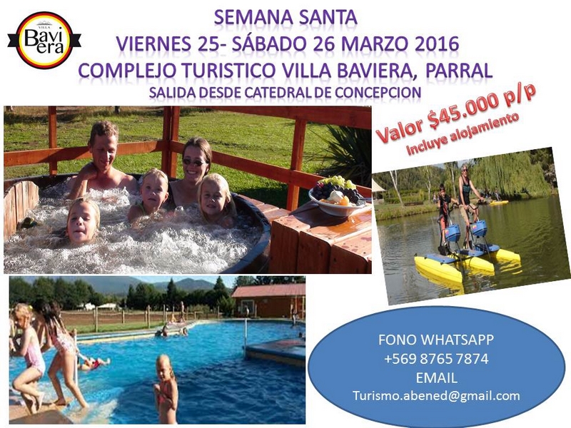 Viaje a Complejo Turístico Villa Baviera, Parral en Talcahuano, Bio Bio