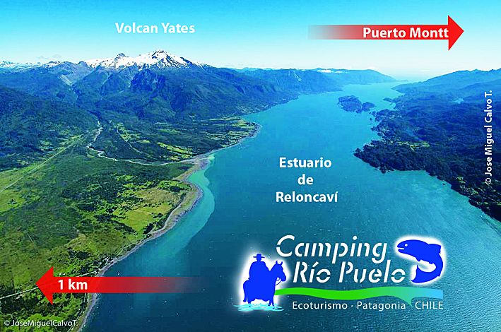 Fotografía 3 de Camping Río Puelo, turismo, cabañas en Cochamo, Los Lagos