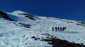 Ascensión Volcín Lanin en Pucon, Araucania