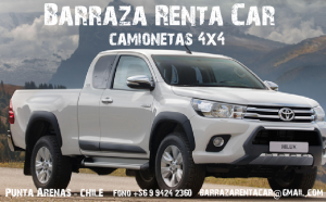 rentacar Rent a Car Arriendo de camionetas 4x4 en Punta Arenas, Magallanes