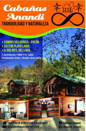 Cabañas para 4 personas en Villarrica en Villarrica, Araucania
